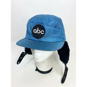 Vintage ABC Cameraman Winter Hat Blue